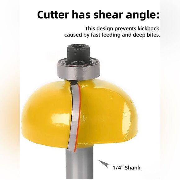 Carbide 1/4" Shank Classical Router Bits 24 Piece DIY Kit-Woodworking Tool - Picture 2 of 11